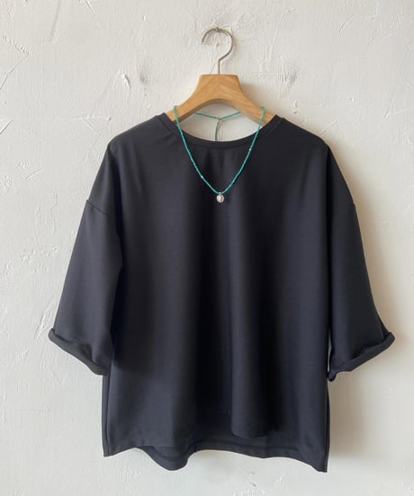<women> LE MELANGE（ル・メランジュ）リネンライクツイルジャージ　プルオーバー(8621012)●送料全国一律185円●