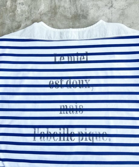 【SALE】<women>Porter des boutons(ポルテデブトン) abeille バスクシャツ(P21-3-004) ●送料無料●