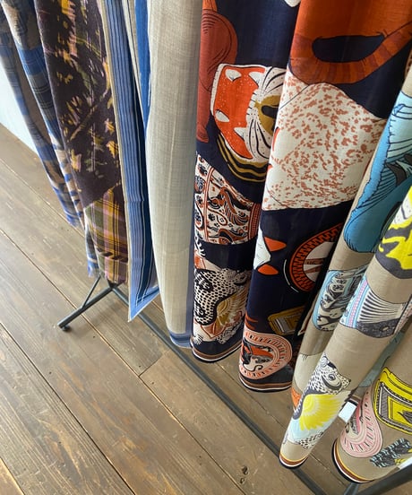 <unisex>INOUI EDITIONS(イヌイ エディションズ) SCARF 70 COLLECTIONNEUR ウールストール ET24COL34 ●送料無料●
