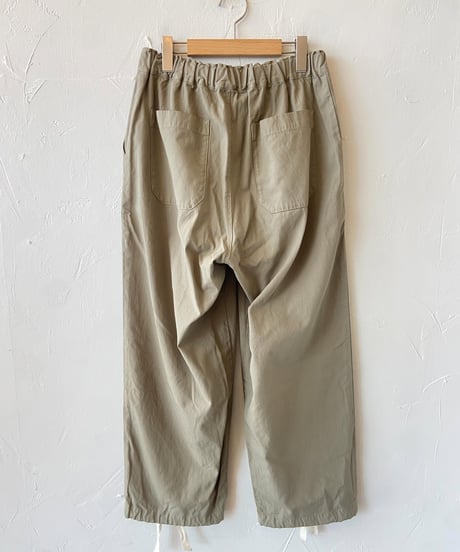 <men>RINEN  (リネン) 60/2強撚ギャバ 裾ヒモベイカーパンツ / R49612 ●送料無料●
