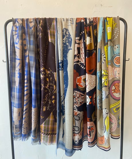 <unisex>INOUI EDITIONS(イヌイ エディションズ) SCARF 70 3D PANTEO ウールストール ET24PAN ●送料無料●