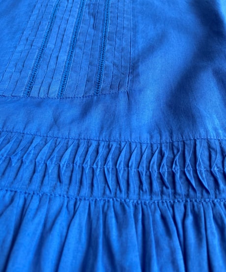 【SALE】<women> Audrey and John Wad(オードリージョンワッド) コットンボイル タックギャザードレス (L6400) ●送料無料●