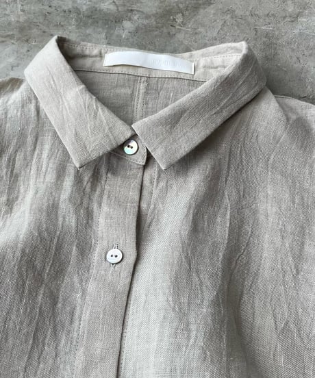 <women>evam eva (エヴァム　エヴァ) line wide shirt (E261T205) ●送料無料●
