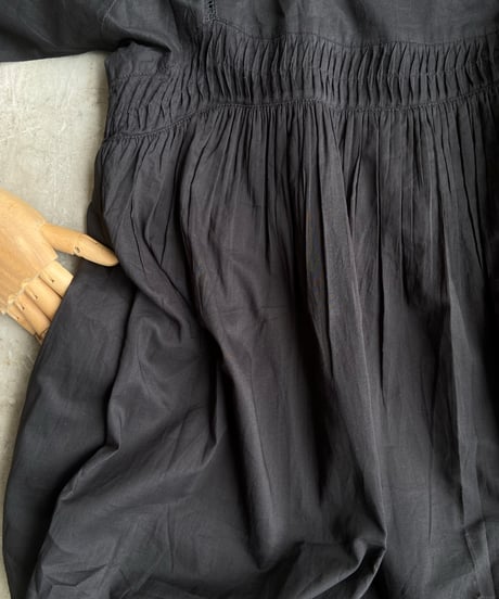 【SALE】<women> Audrey and John Wad(オードリージョンワッド) コットンボイル タックギャザードレス (L6400) ●送料無料●
