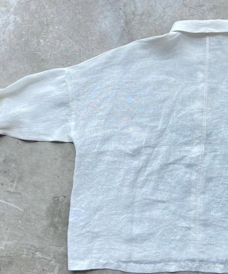 <women>evam eva (エヴァム　エヴァ) line wide shirt (E261T205) ●送料無料●