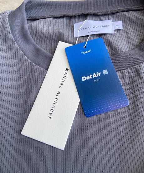 <men> MANUAL ALPHABET(マニュアルアルファベット) MINI DOT AIR P/O SHIRTS（MA-S-851）●送料無料●