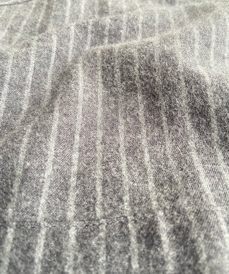 <unisex> Yarmo(ヤーモ) Long Sleeve Boxy Shirts_Flannel YAR-26AWS30F ●送料無料●