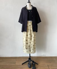 <women> MICA&DEAL(マイカ＆ディール) インドレースオープンカラーシャツ (0126201128) ●送料無料●