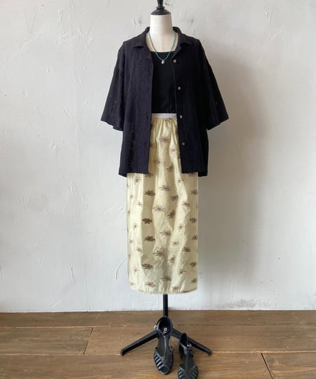 <women> MICA&DEAL(マイカ＆ディール) インドレースオープンカラーシャツ (0126201128) ●送料無料●
