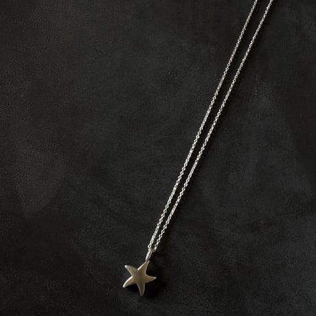 SV925 star M（カン付）チャームネックレス