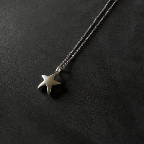SV925 star M（カン付）チャームネックレス