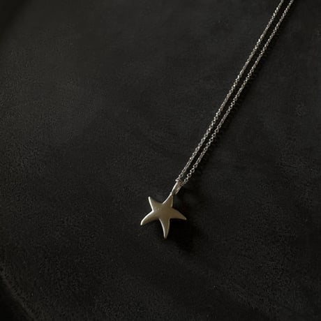 SV925 star M（カン付）チャームネックレス
