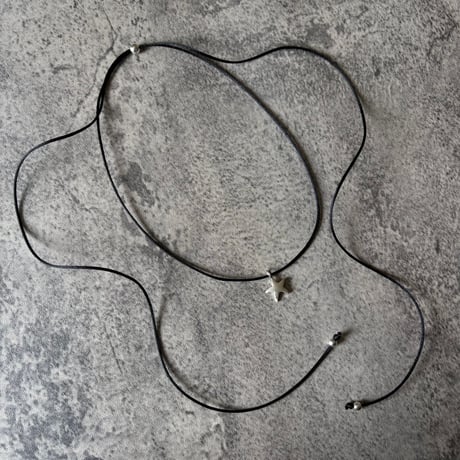 IRONO code necklace （Sv925 mediumstar）