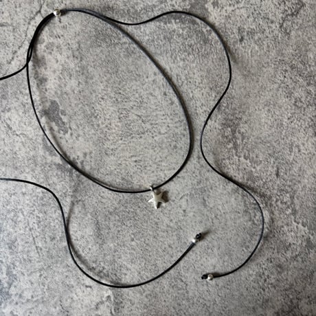 IRONO code necklace （Sv925 mediumstar）