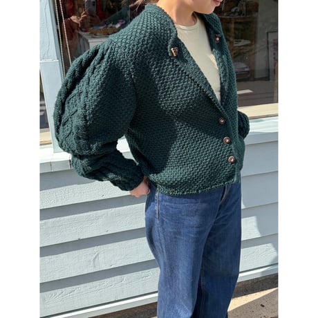 【ご成約済み】made in Austria LODEN-FREY wool knit cardigan