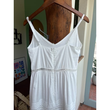 camisole long dress ⚪️