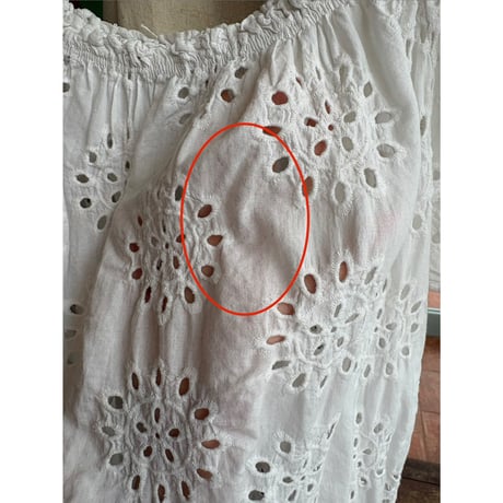 made in Italy cutwork design tunic
