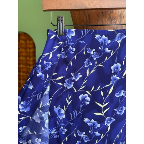 floral wrap skirt