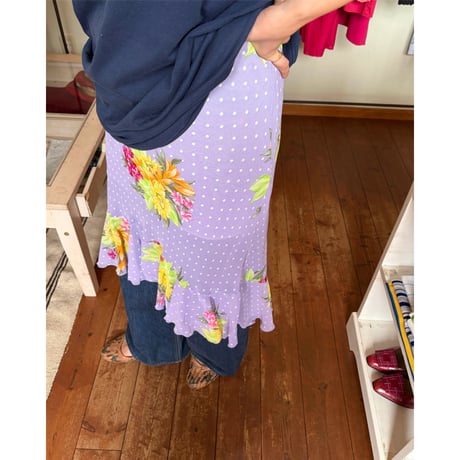 made in France dot design skirt
