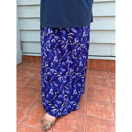floral wrap skirt