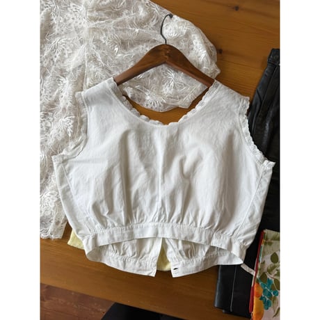 cotton sleeveless blouse