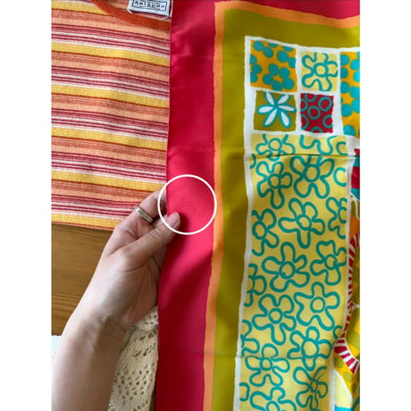 floral pattern scarf