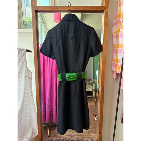 linen s/s mini dress