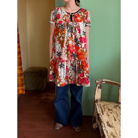 floral design midi dress