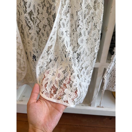 all lace open vest