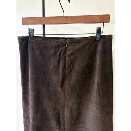 suède long skirt