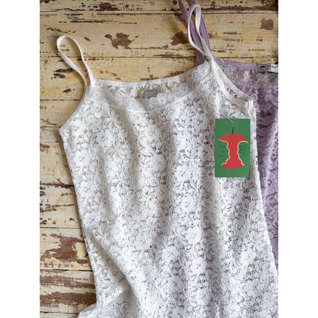 white lace camisole