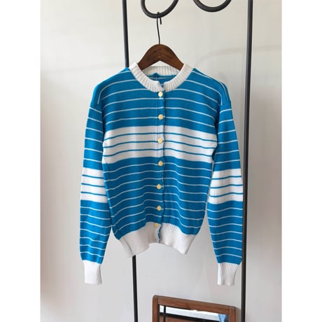 border knit cardigan