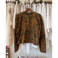 paisley cardigan　⚪️
