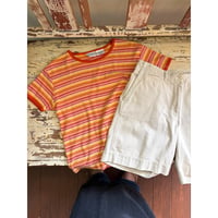 made in USA border tee