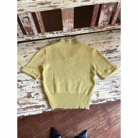 glitter  knit s/s tops