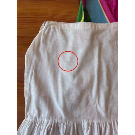 cotton midi skirt