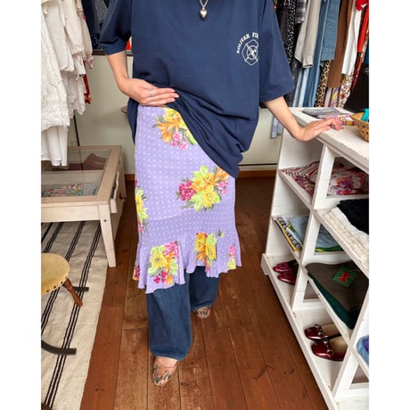 made in France dot design skirt