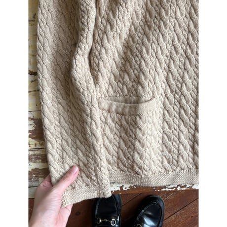 made in Italy cable  knit cardigan