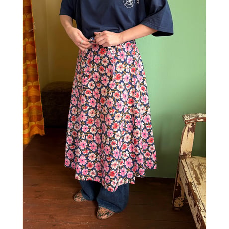floral wrap skirt