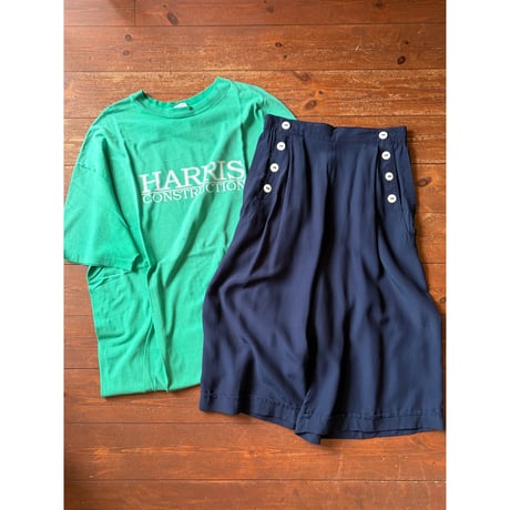 【ご成約済み】made in west-Germany navy pants/black s/s tee