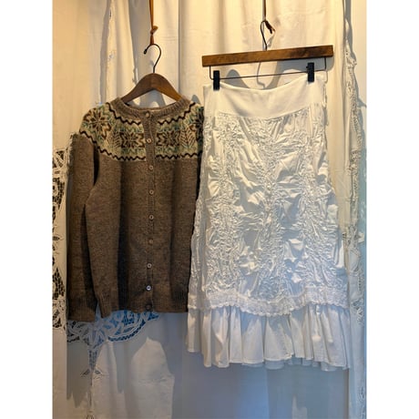 gather design frill skirt
