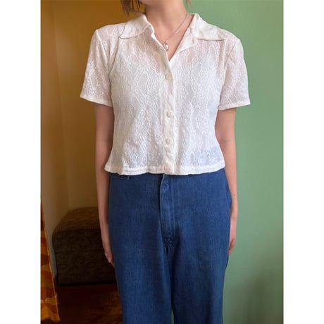 all lace shirt