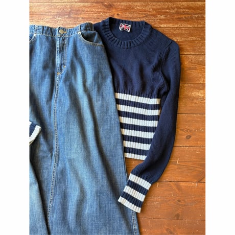 Made in Italy border design sweater