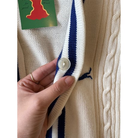cable  knit cardigan