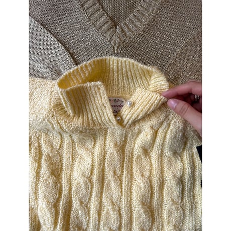 perl cable sweater