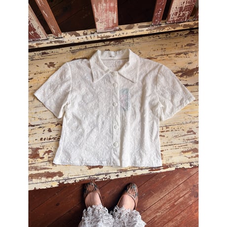 all lace shirt