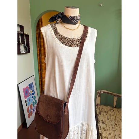 made in USA lace long dress