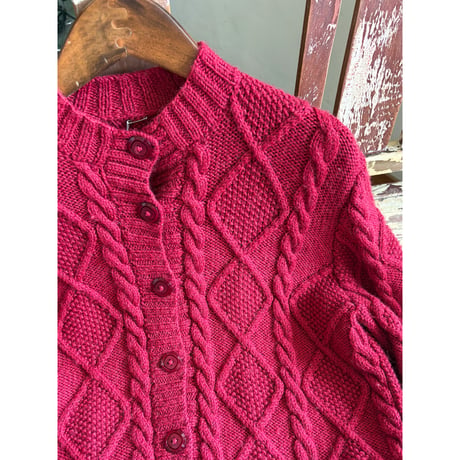 cable  knit cardigan