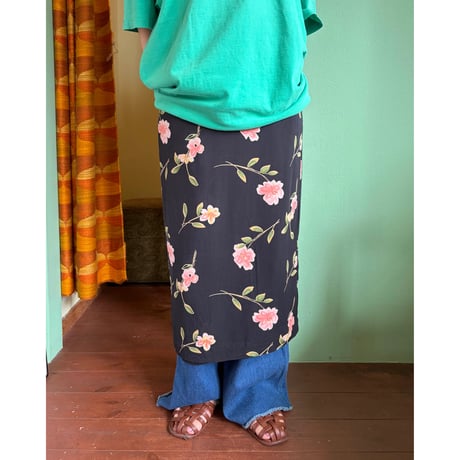 floral pattern skirt