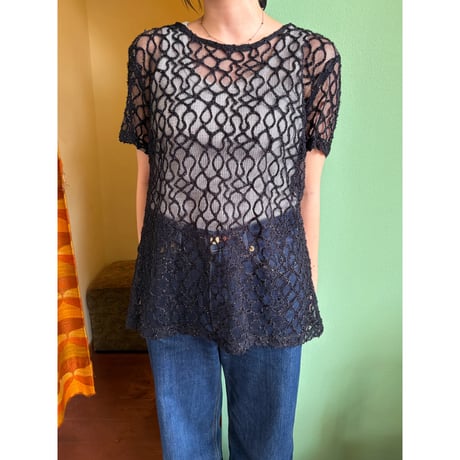 see-through design tee